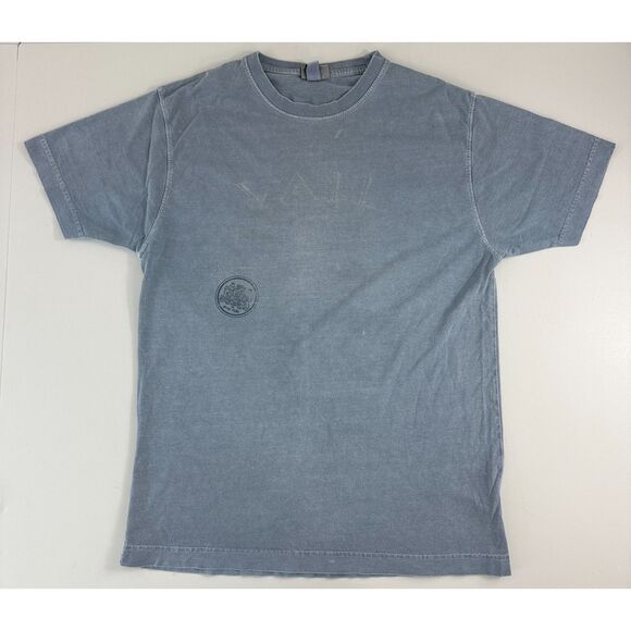 E.M.I. Sportswear Short Sleeve Vail T Shirt Blue Classic Fit Adult Size S Small - Picture 1 of 12